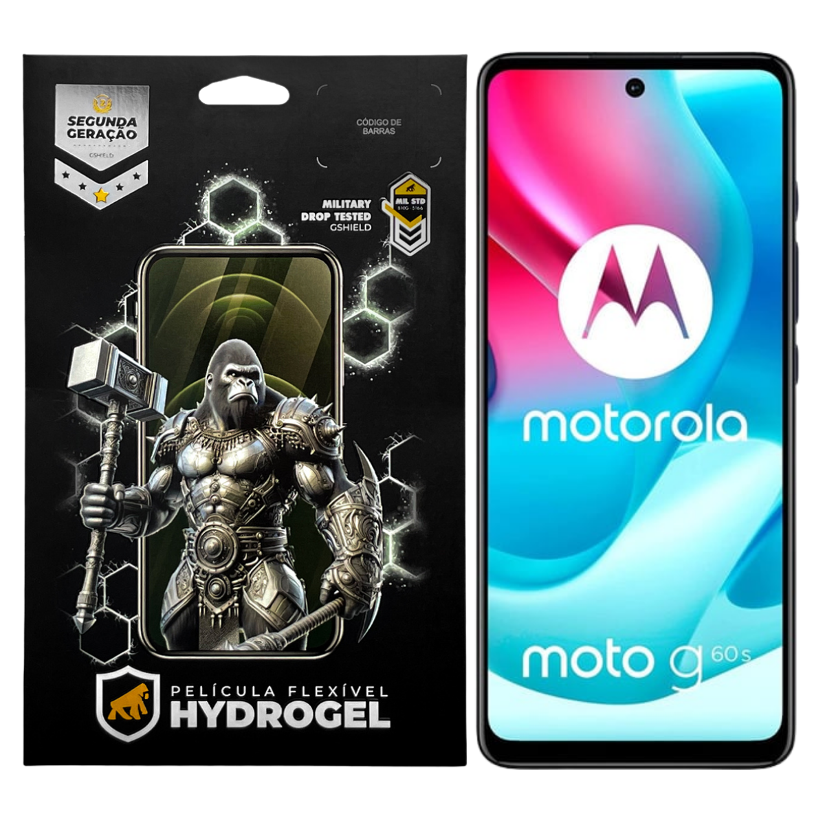 Película para Motorola Moto G60S - Hydrogel Gamer Fosca - Gshield