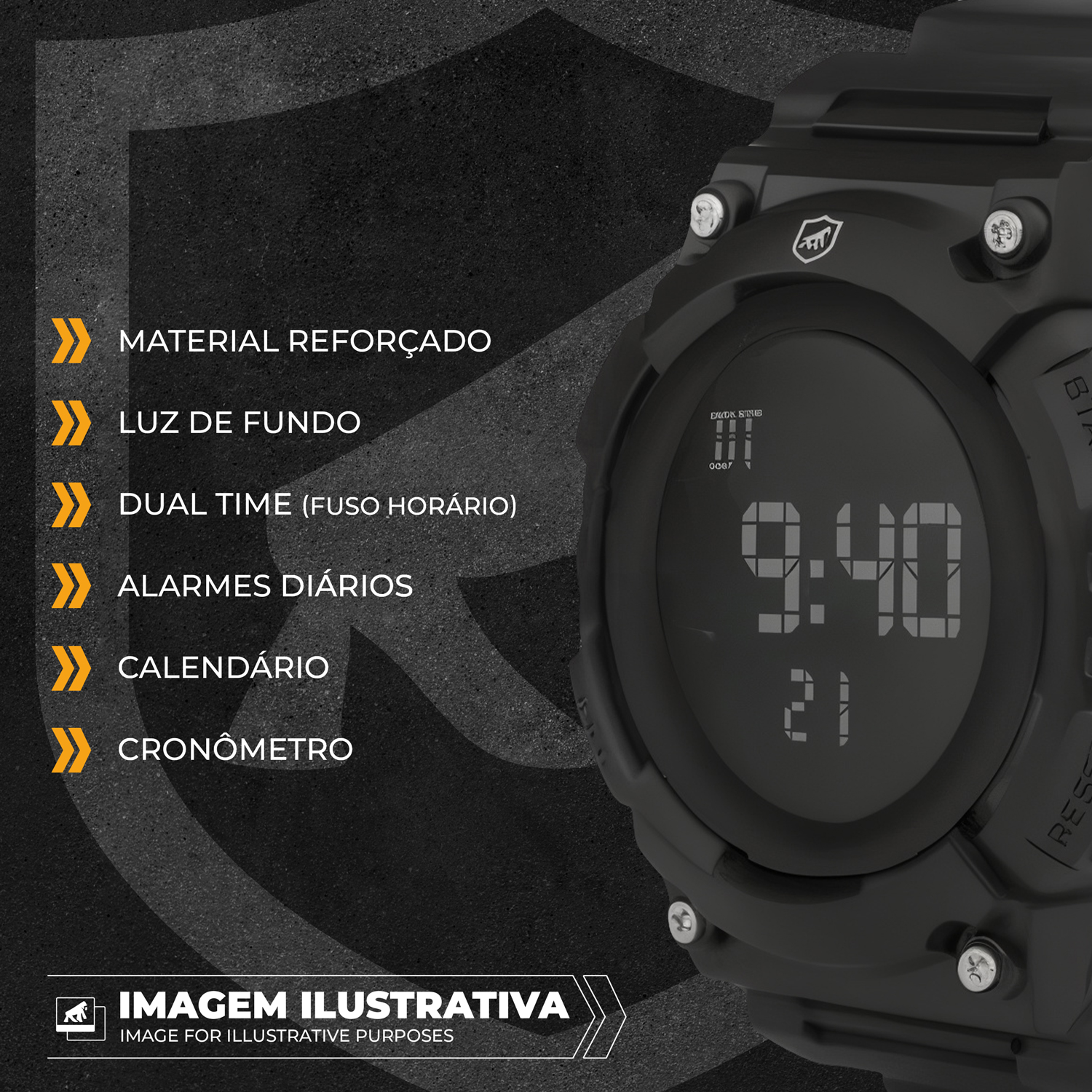 Relógio Tech Armor - Gshield - foto 6