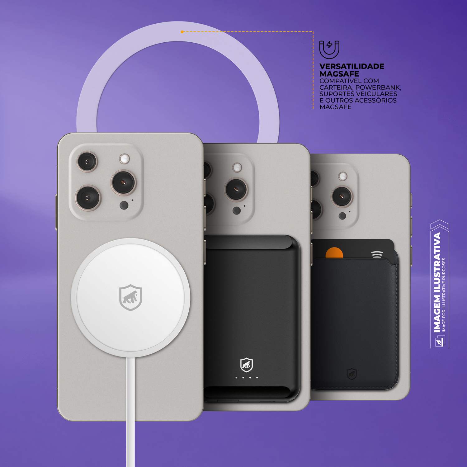 Anel Magsafe - Lilás - Gshield