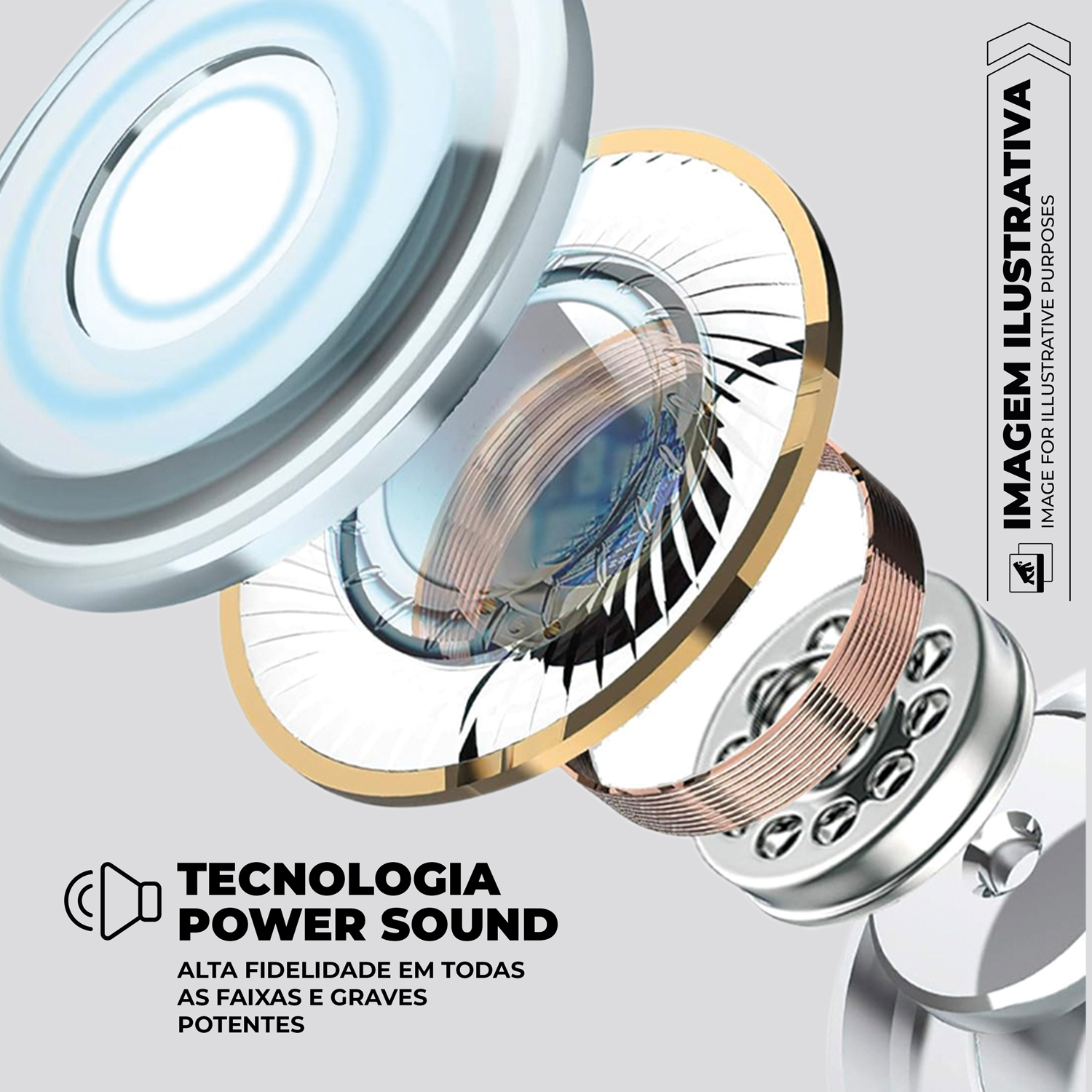Fone de ouvido bluetooth GPro Air - Com Pop-up Connection + Fone de Ouvido Tipo C Dual Air - Gshield