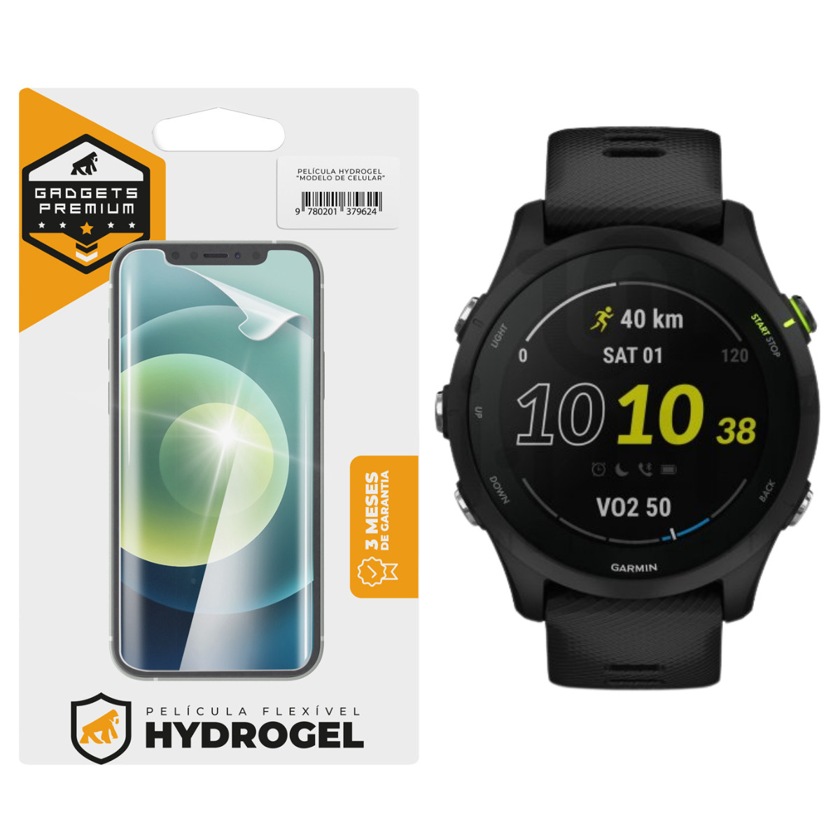 Película para Garmin Forerunner 255 - Hydrogel HD 6 Unidades - Gshield