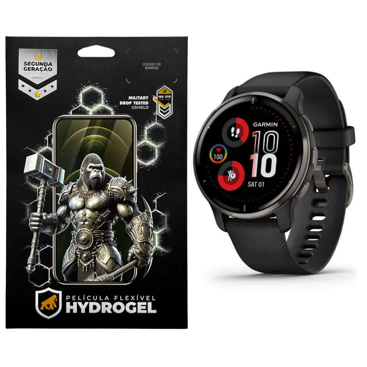 Película para Garmin Venu 2 Plus - Hydrogel HD 6 Unidades - Gshield