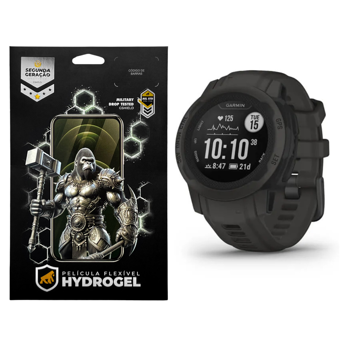 Película para Garmin Instinct 2 - Hydrogel HD 6 Unidades - Gshield