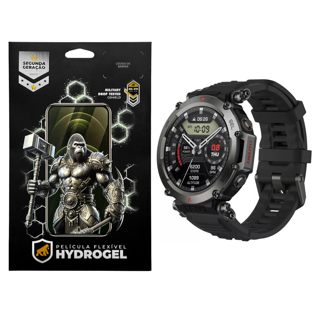 Película para Amazfit T-Rex Ultra - Hydrogel HD 6 Unidades - Gshield
