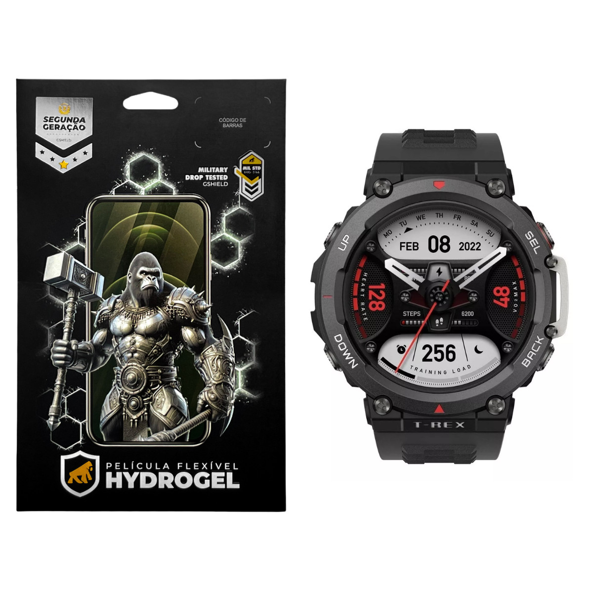 Película para Amazfit T-Rex 2 - Hydrogel HD 6 Unidades - Gshield