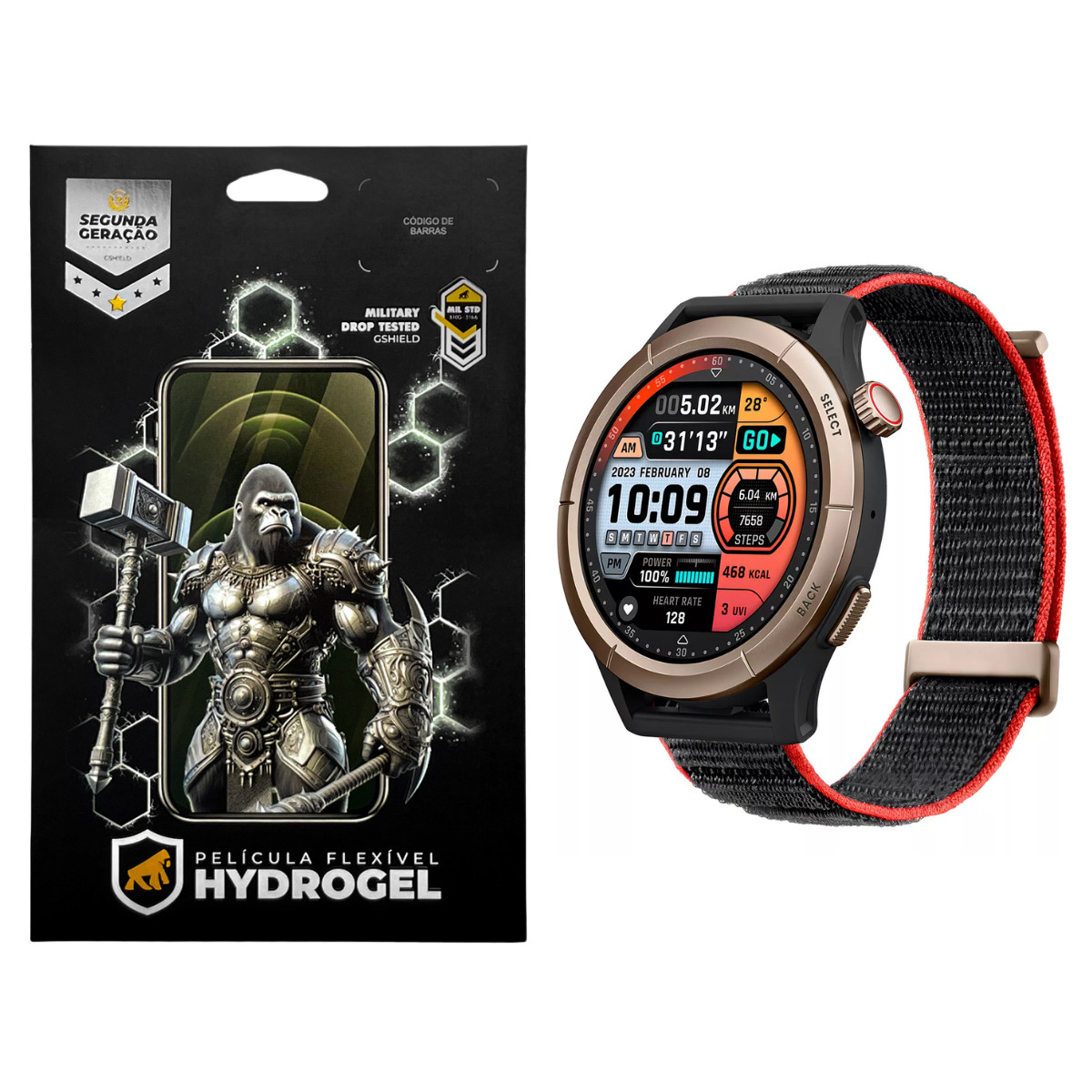 Película para Amazfit Cheetah Pro - Hydrogel HD 6 Unidades - Gshield