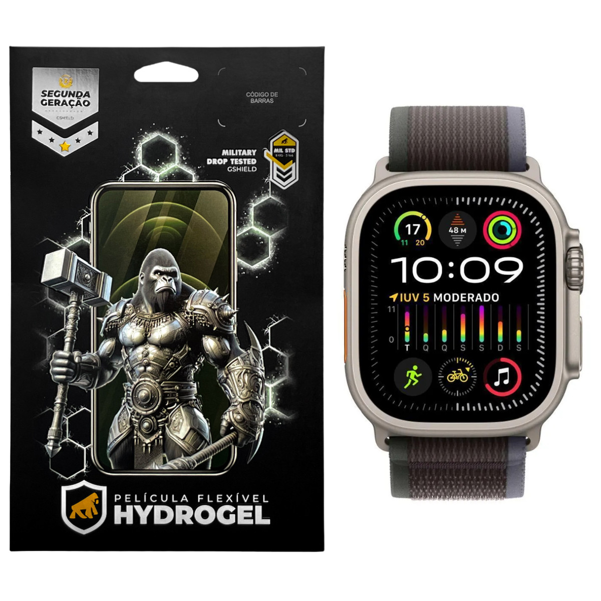 Película para Apple Watch Ultra 2 49mm - Hydrogel HD 6 Unidades - Gshield