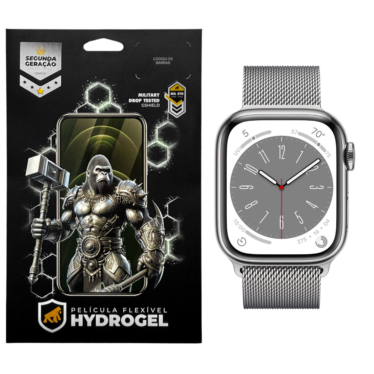 Película para Apple Watch Series 8 41mm - Hydrogel HD 6 Unidades - Gshield