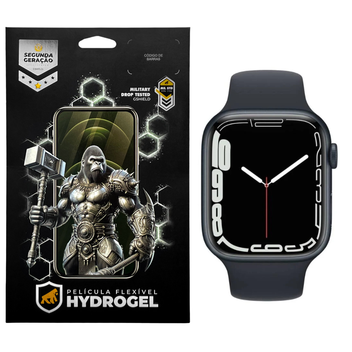 Película para Apple Watch Series 7 41mm - Hydrogel HD 6 Unidades - Gshield