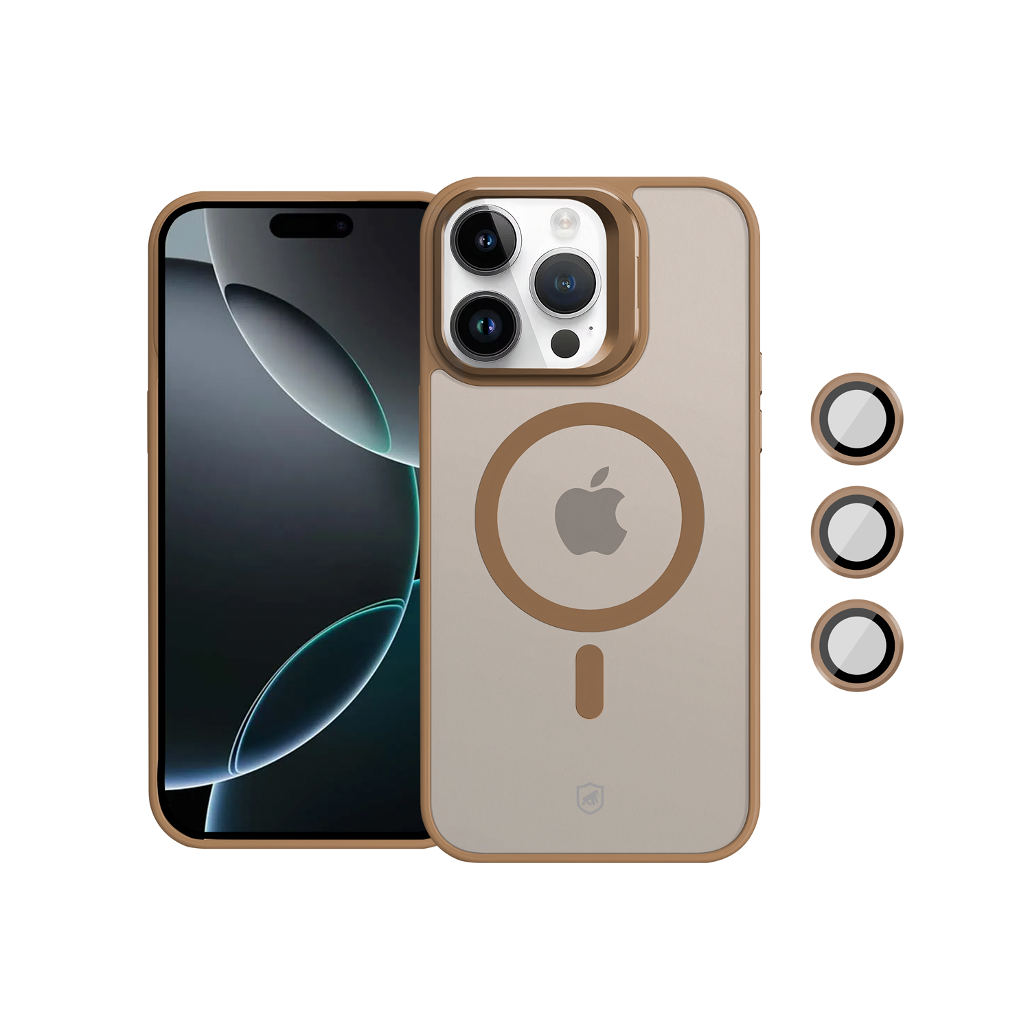 Capa para iPhone 16 Pro - MagSafe Titanium Desert - Gshield