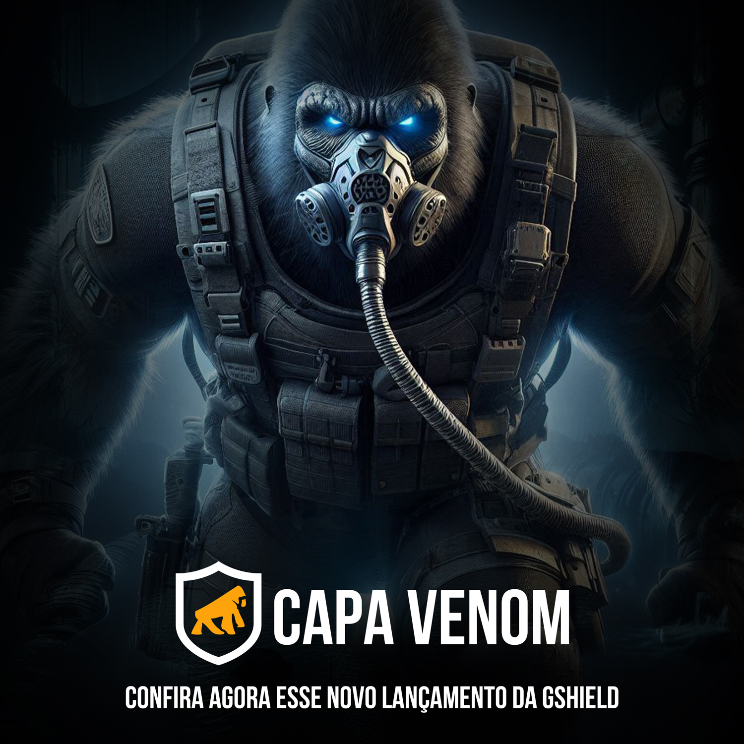 Capa para iPhone 16 - MagSafe Venom - Preta - Gshield