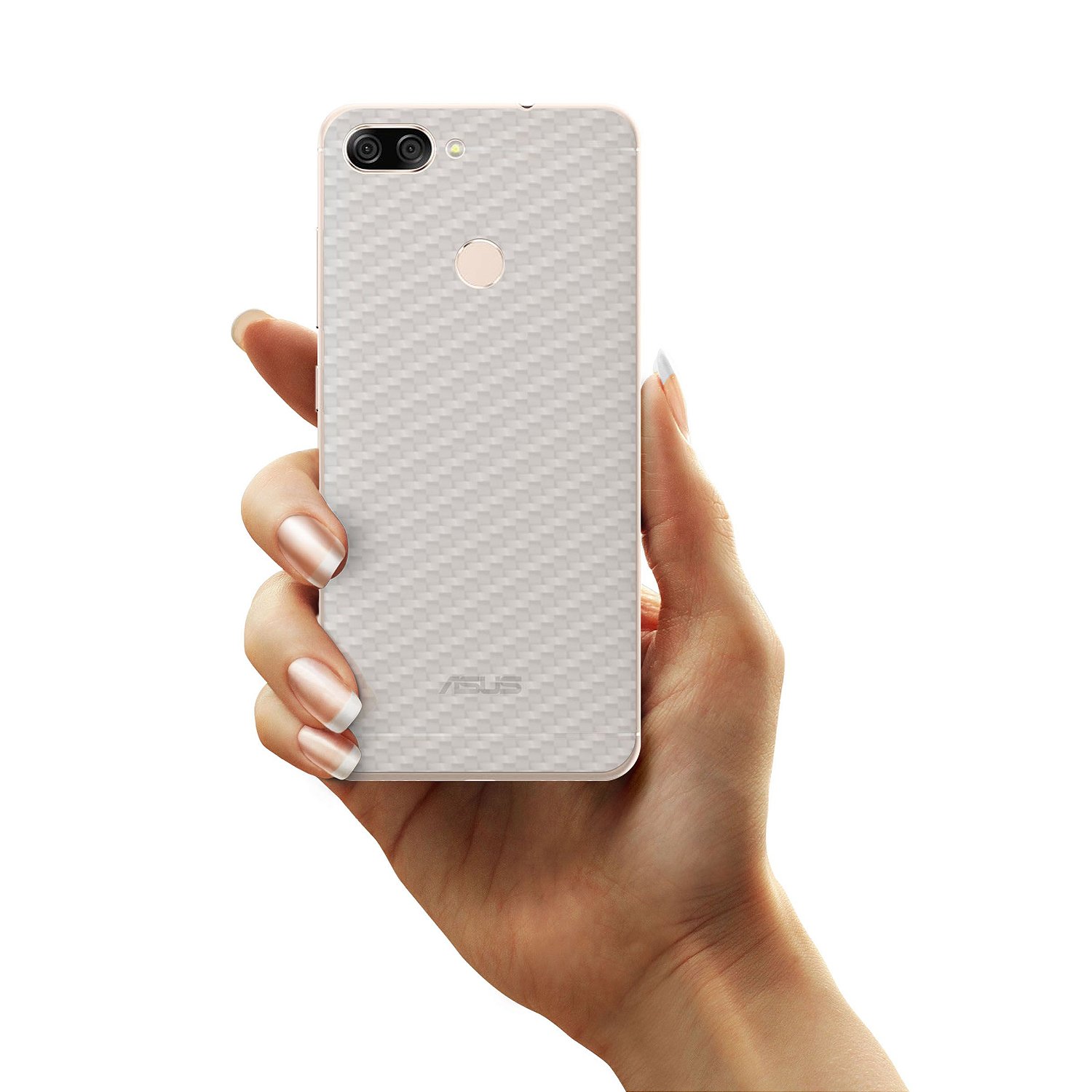 Película para Zenfone Max Plus - Traseira de Fibra de Carbono - Gshield - foto 3