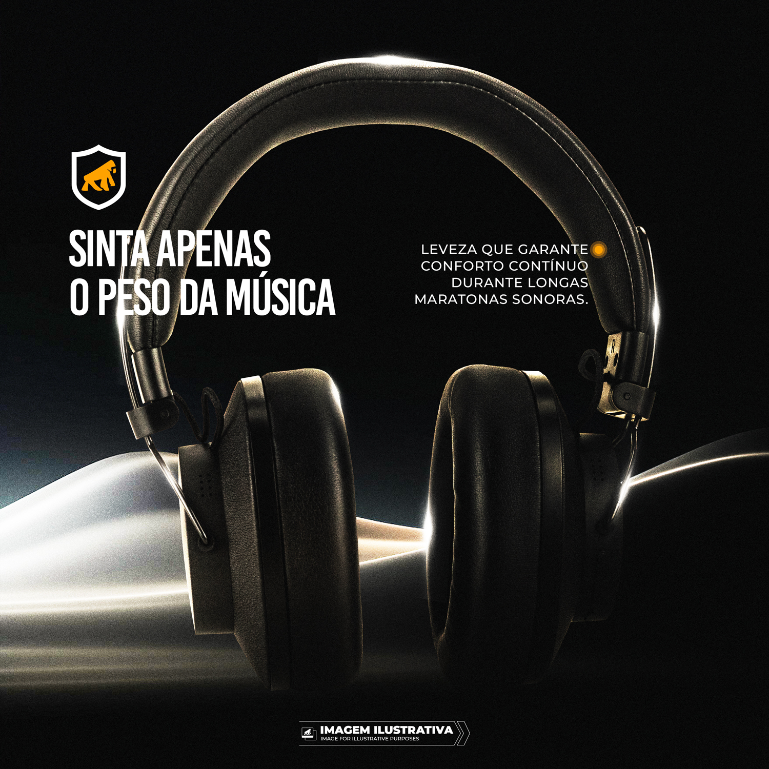 Headphone Bluetooth sem fio com ANC - Survivor - Gshield - foto 2