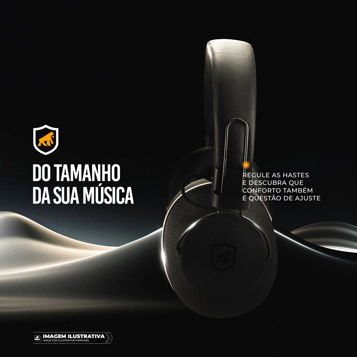 Headphone Bluetooth sem fio com ANC - Survivor - Gshield - foto 3