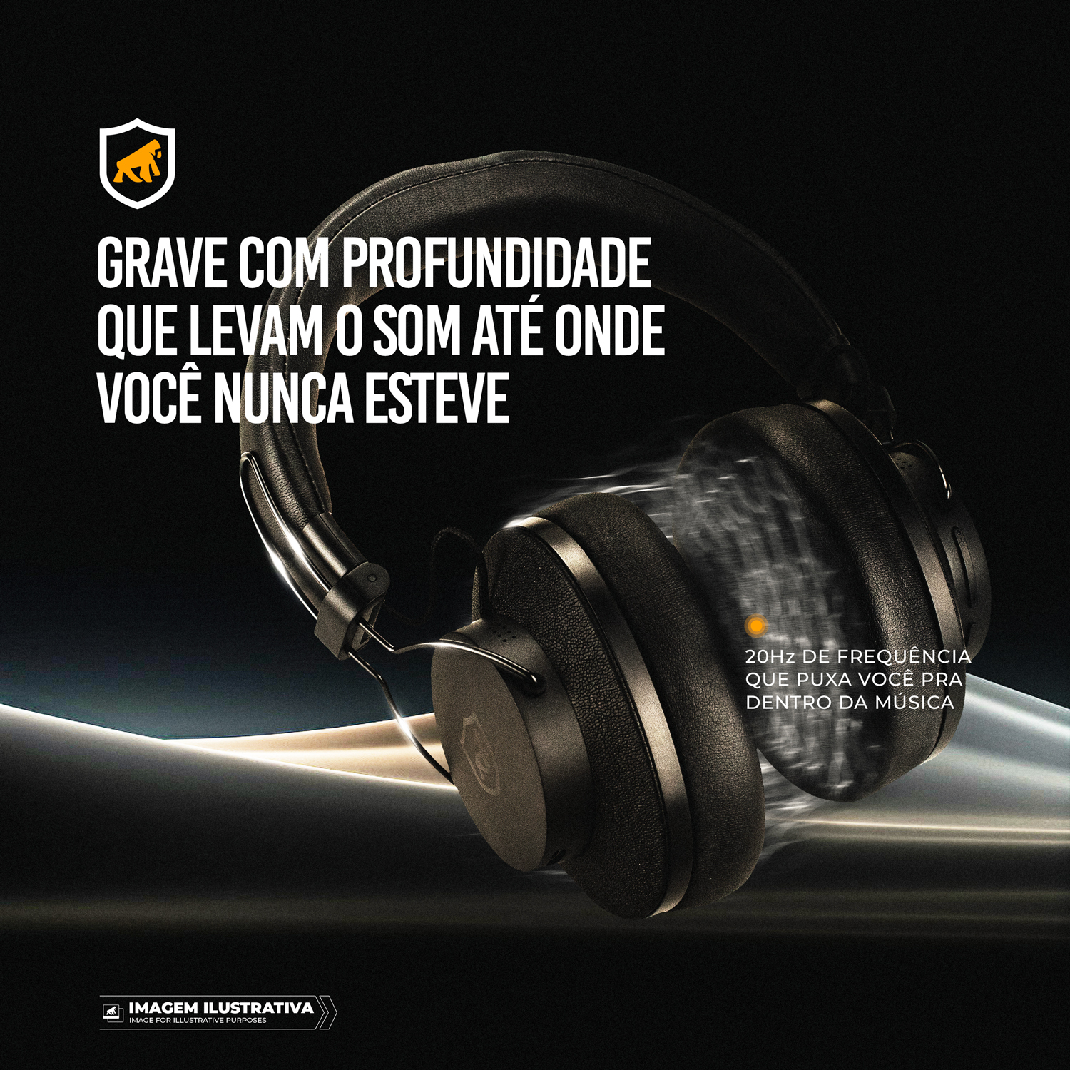 Headphone Bluetooth sem fio com ANC - Survivor - Gshield - foto 4