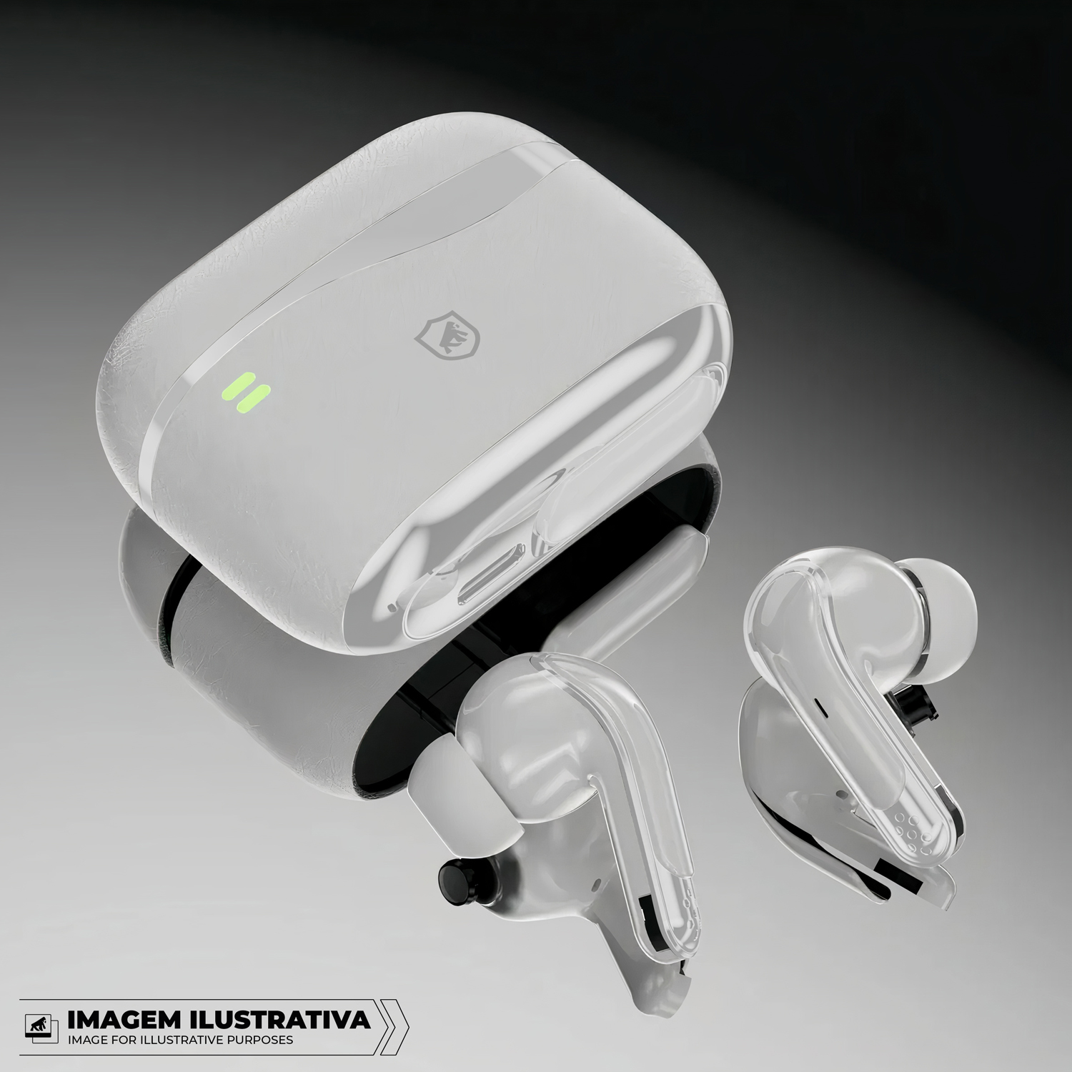 Earbuds Fone de Ouvido Bluetooth 5.4 com ANC, Baixa Latência e Adaptador USB-C 2.4G - Hybrid - Gshield - foto 9