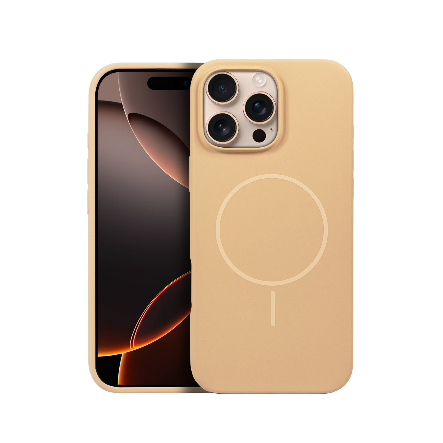 Capa para iPhone 16 Pro - Silicon Liquid Magsafe - Desert - Gshield