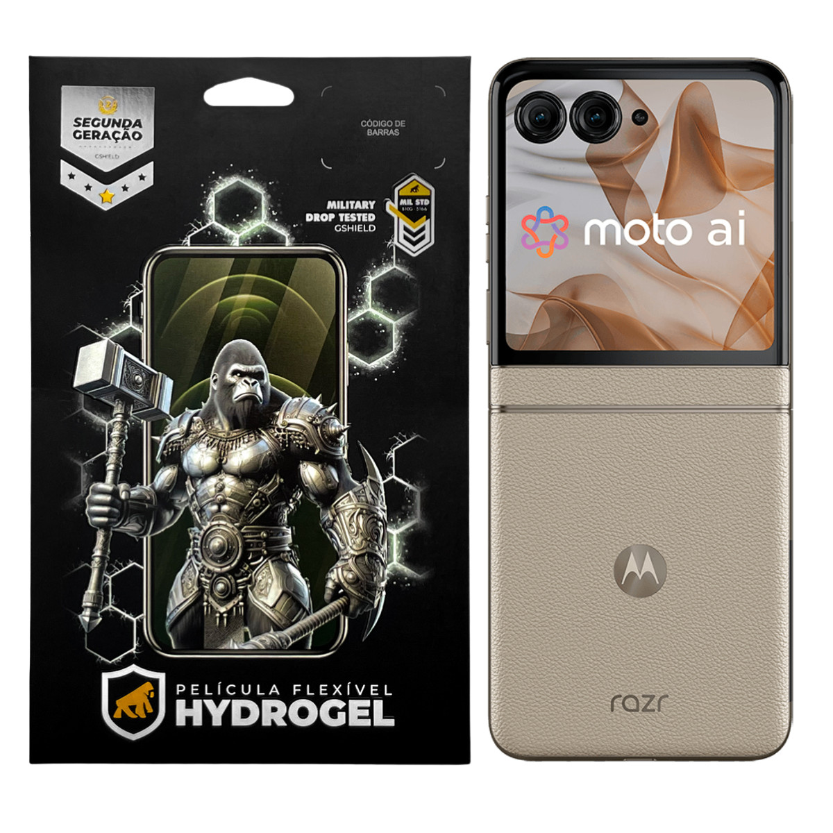 Película para Motorola Moto Razr 50 5G - Traseira Hydrogel HD - Gshield