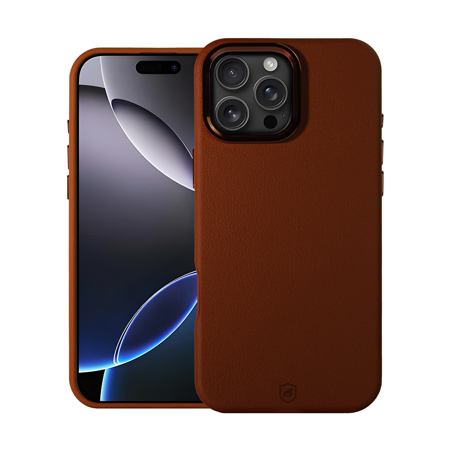 Capa para iPhone - Couro Dual Magsafe - Preta / Marrom - Gshield - foto 6