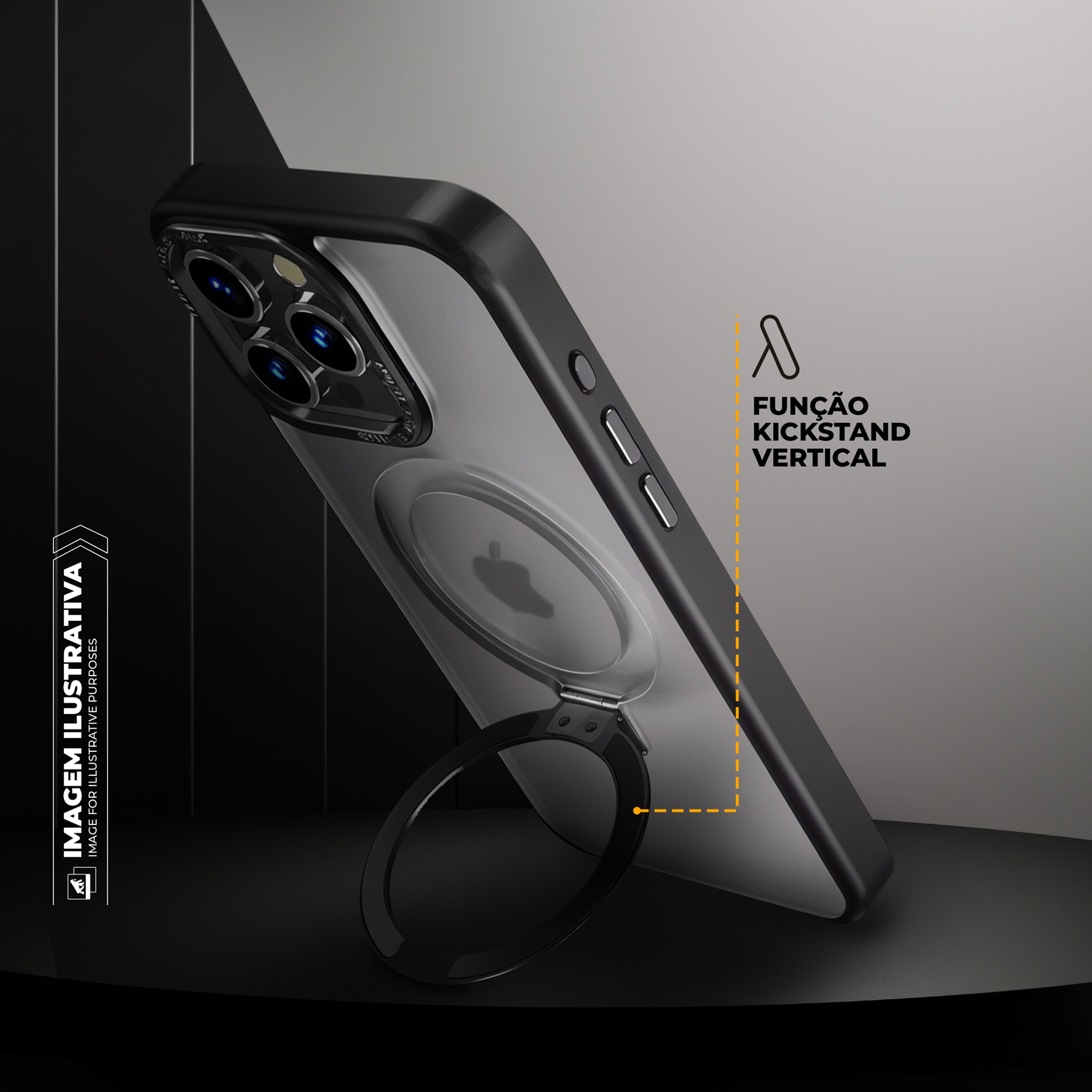 Capa para iPhone - Dual Ring - Gshield