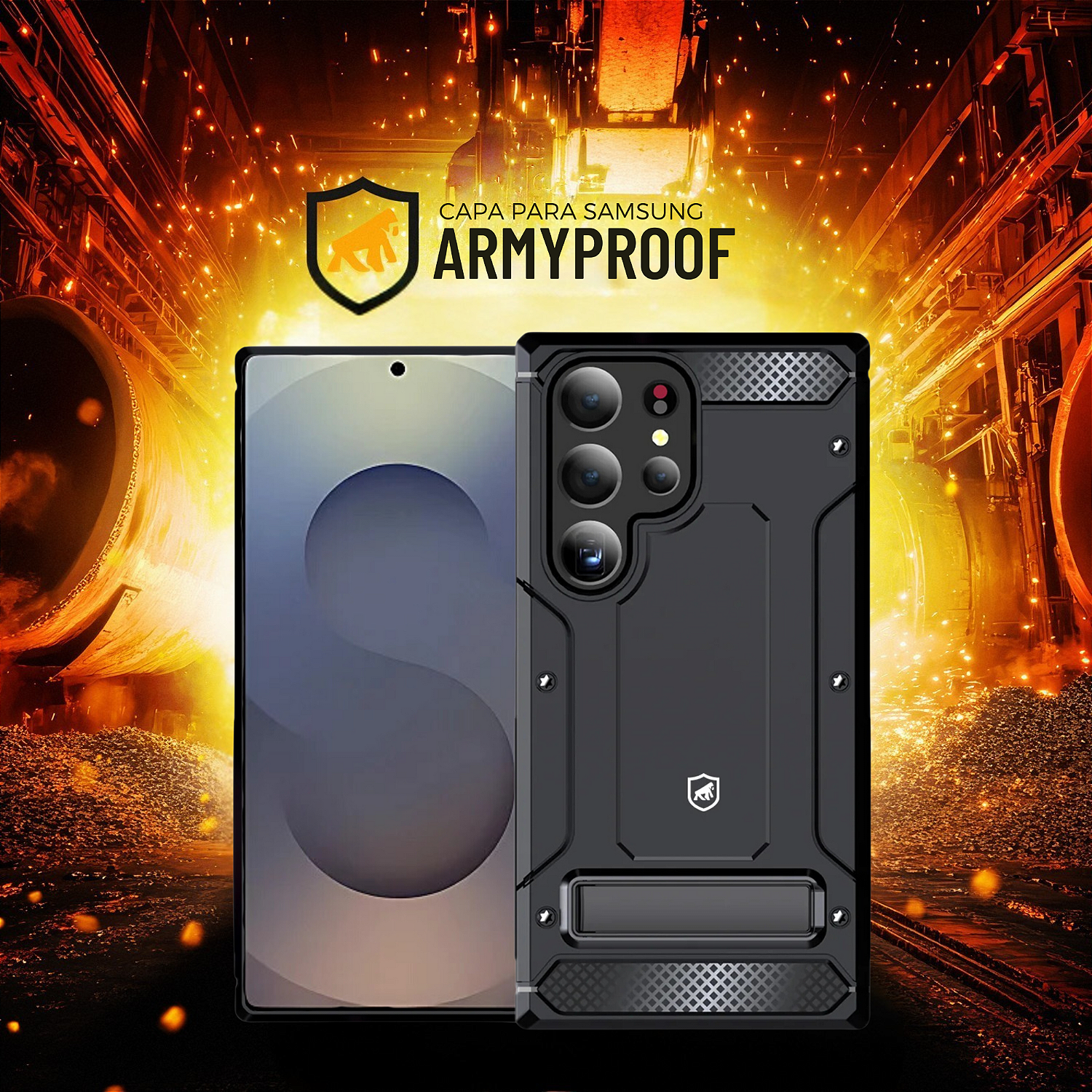 Capa para Samsung - Armyproof - Gshield