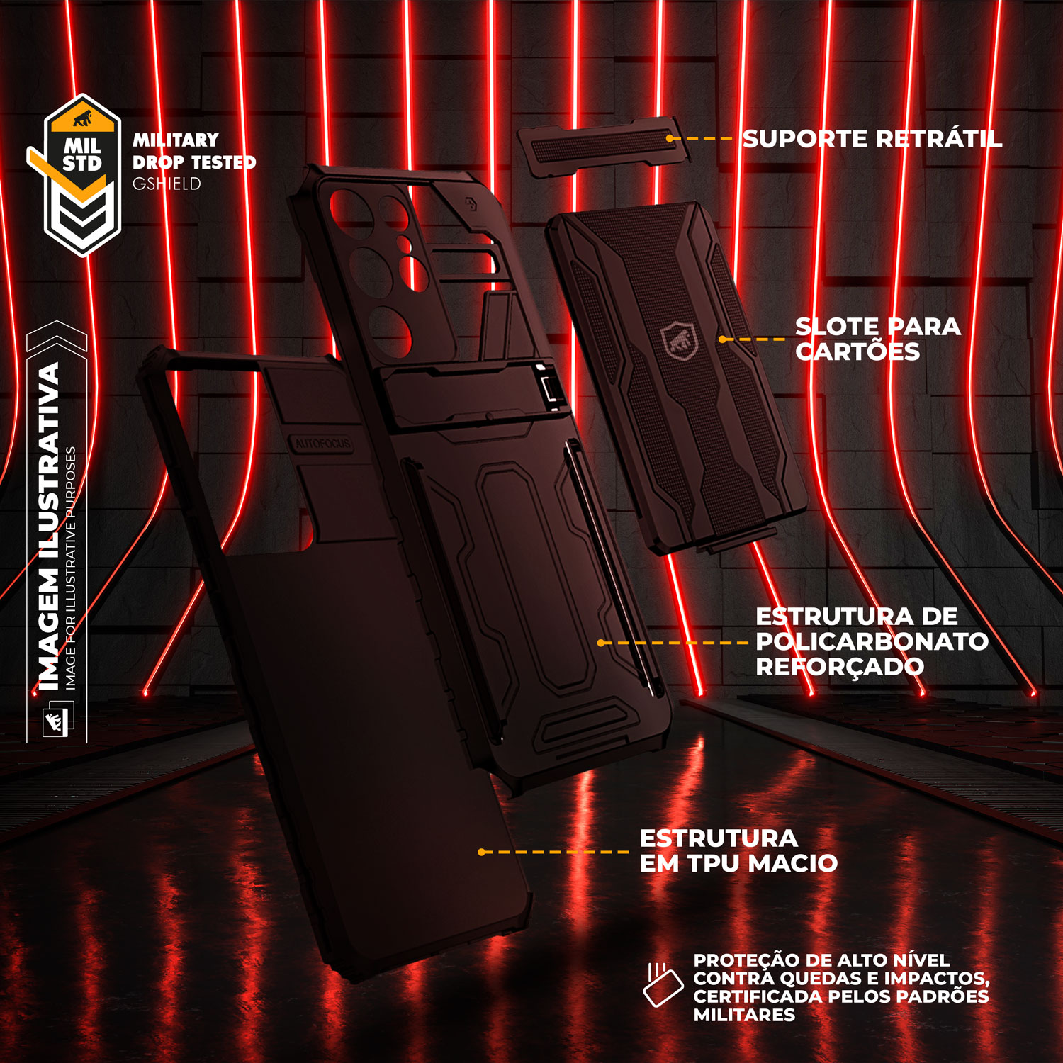 Capa para Samsung Galaxy A36 - Snap Guardian - Gshield