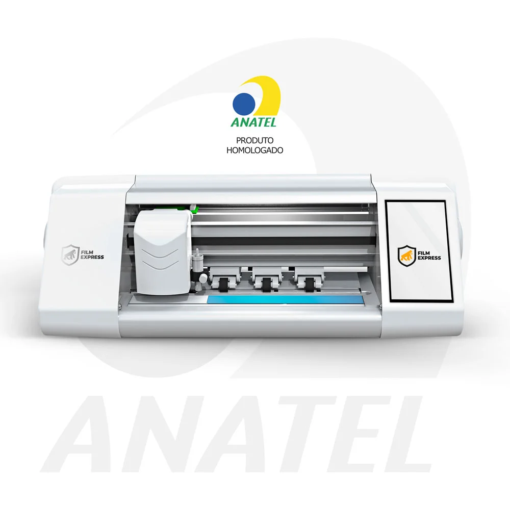 Máquina de corte de película impressora hydrogel Film Express + Película Film Express Transparente HD até 7'' 50 Unidades - Gshield