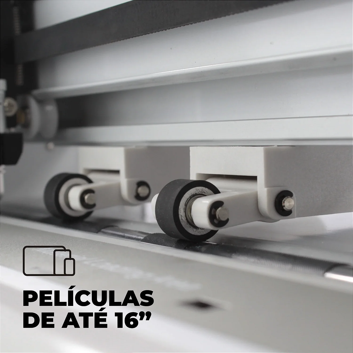 Máquina de Corte de Películas Film Express Pro - Até 16 polegadas - Preta +Película Film Express Transparente HD até 7'' 50 Unidades - Gshield