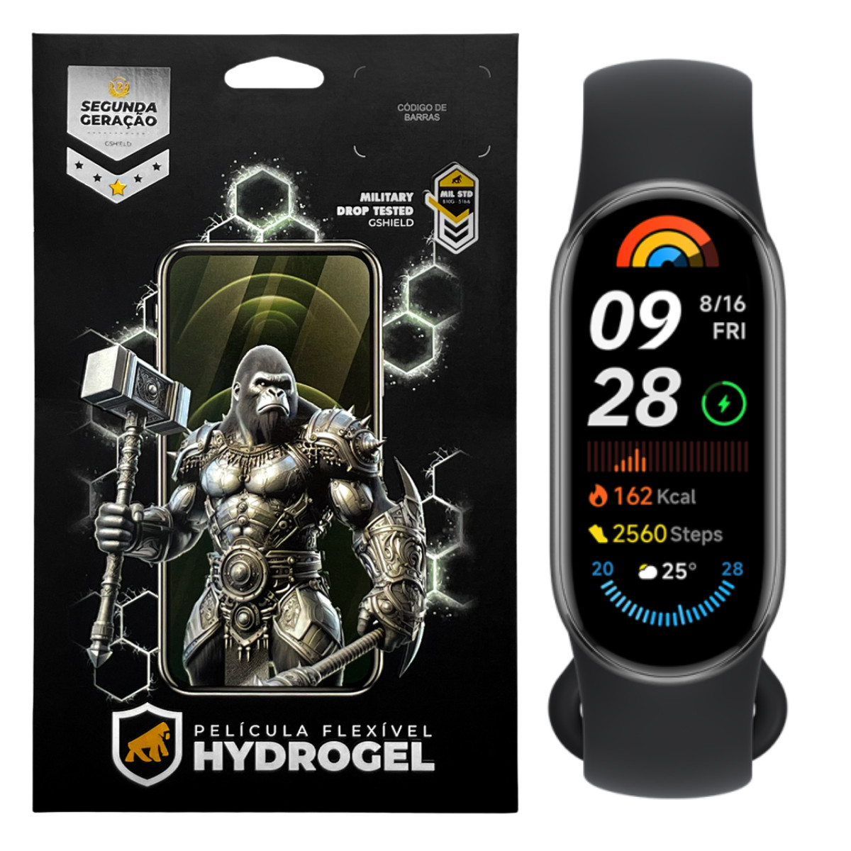 Película para Xiaomi Smart Band 9 - Hydrogel HD 6 Unidades - Gshield
