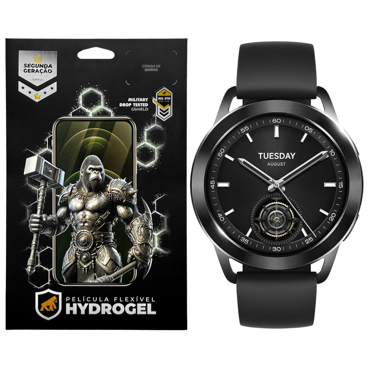 Película para Xiaomi SmartWatch S3 - Hydrogel HD 6 Unidades - Gshield