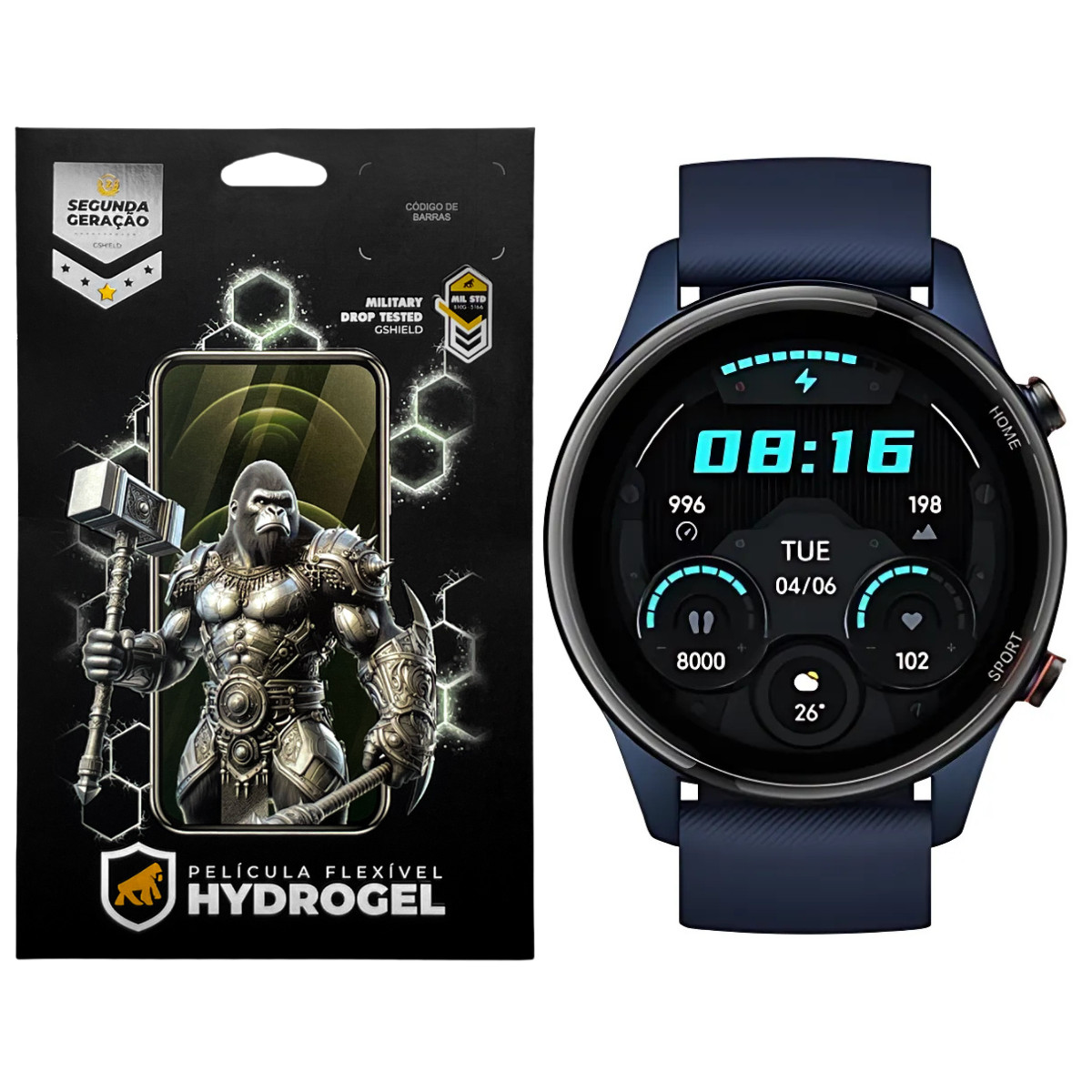 Película para Xiaomi Watch Revolve - Hydrogel HD 6 Unidades - Gshield