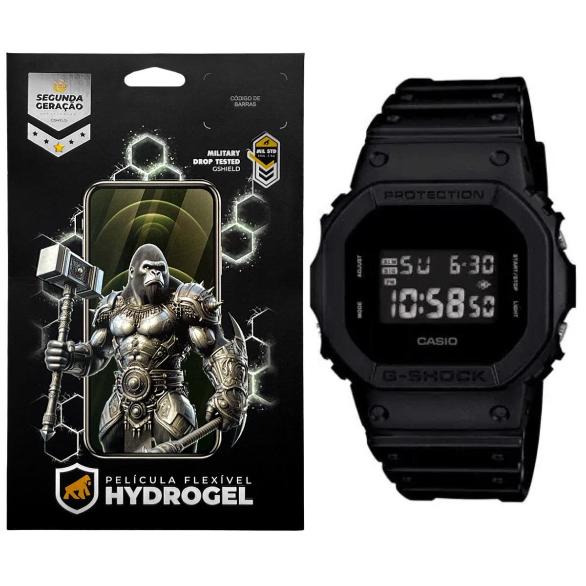 Película para Casio DW-5600 - Hydrogel HD 6 Unidades - Gshield