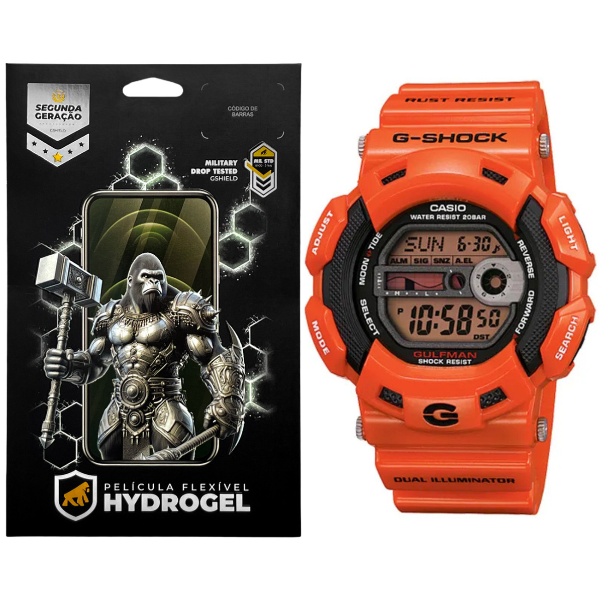 Película para Casio G9100R - Hydrogel HD 6 Unidades - Gshield
