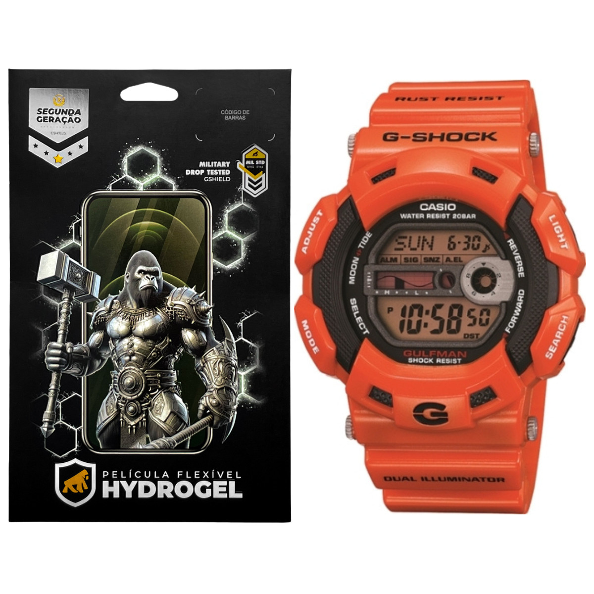 Película para Casio G9200R - Hydrogel HD 6 Unidades - Gshield