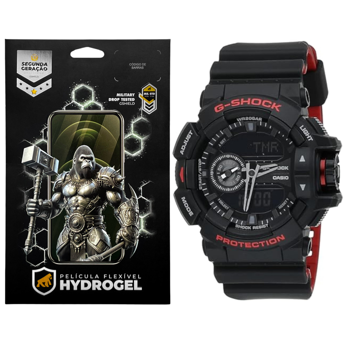 Película para Casio GA-400HR - Hydrogel HD 6 Unidades - Gshield
