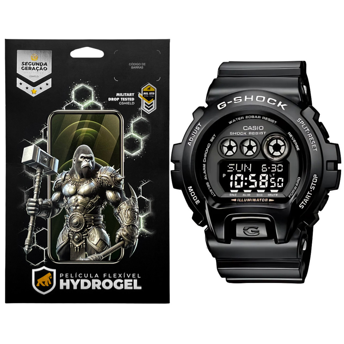 Película para Casio GD-X6900 - Hydrogel HD 6 Unidades - Gshield
