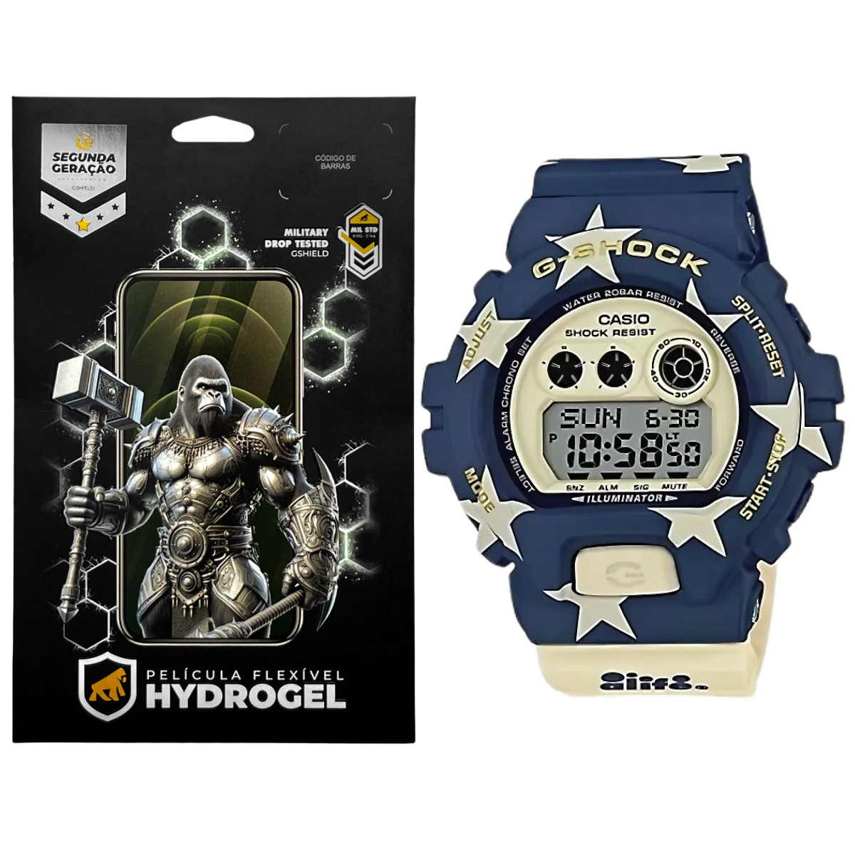 Película para Casio GLX6900XA - Hydrogel HD 6 Unidades - Gshield