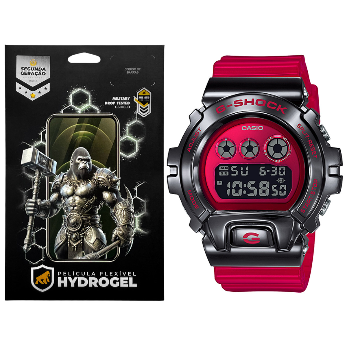 Película para Casio GM-6900B - Hydrogel HD 6 Unidades - Gshield