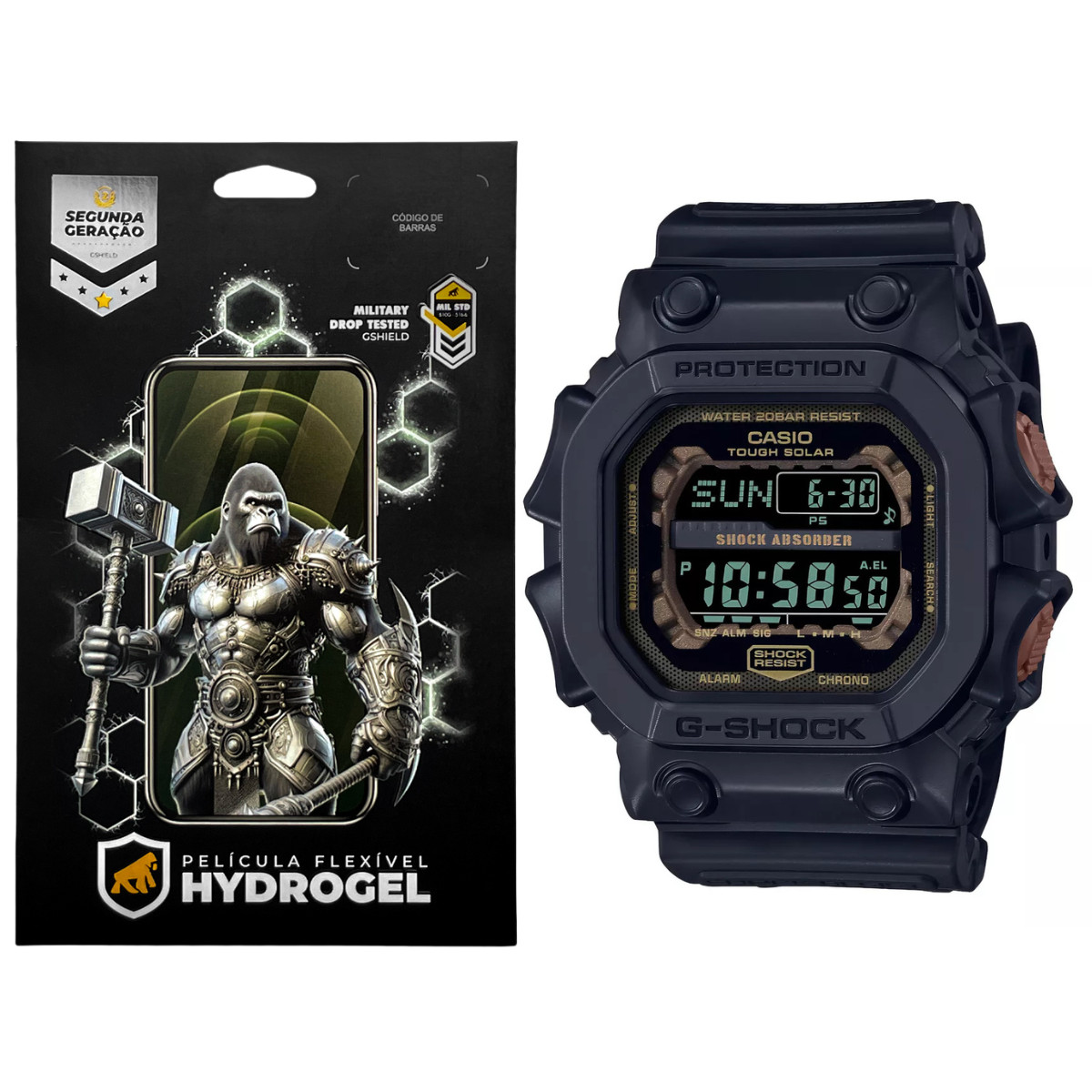 Película para Casio GSW-56KG - Hydrogel HD 6 Unidades - Gshield