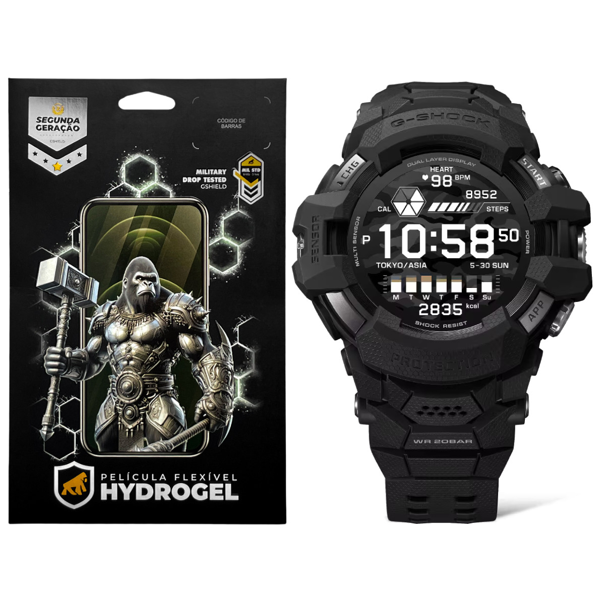 Película para Casio GSW-H1000 - Hydrogel HD 6 Unidades - Gshield