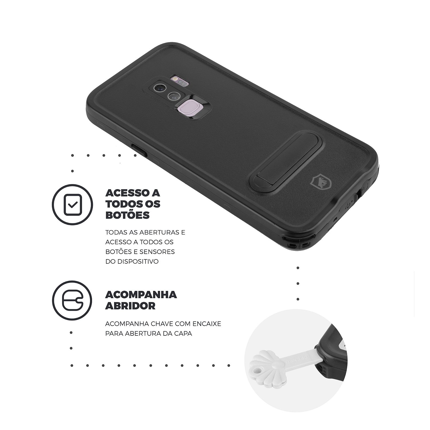 Capa à Prova d'água Nautical para Samsung Galaxy S9 Plus - Gshield