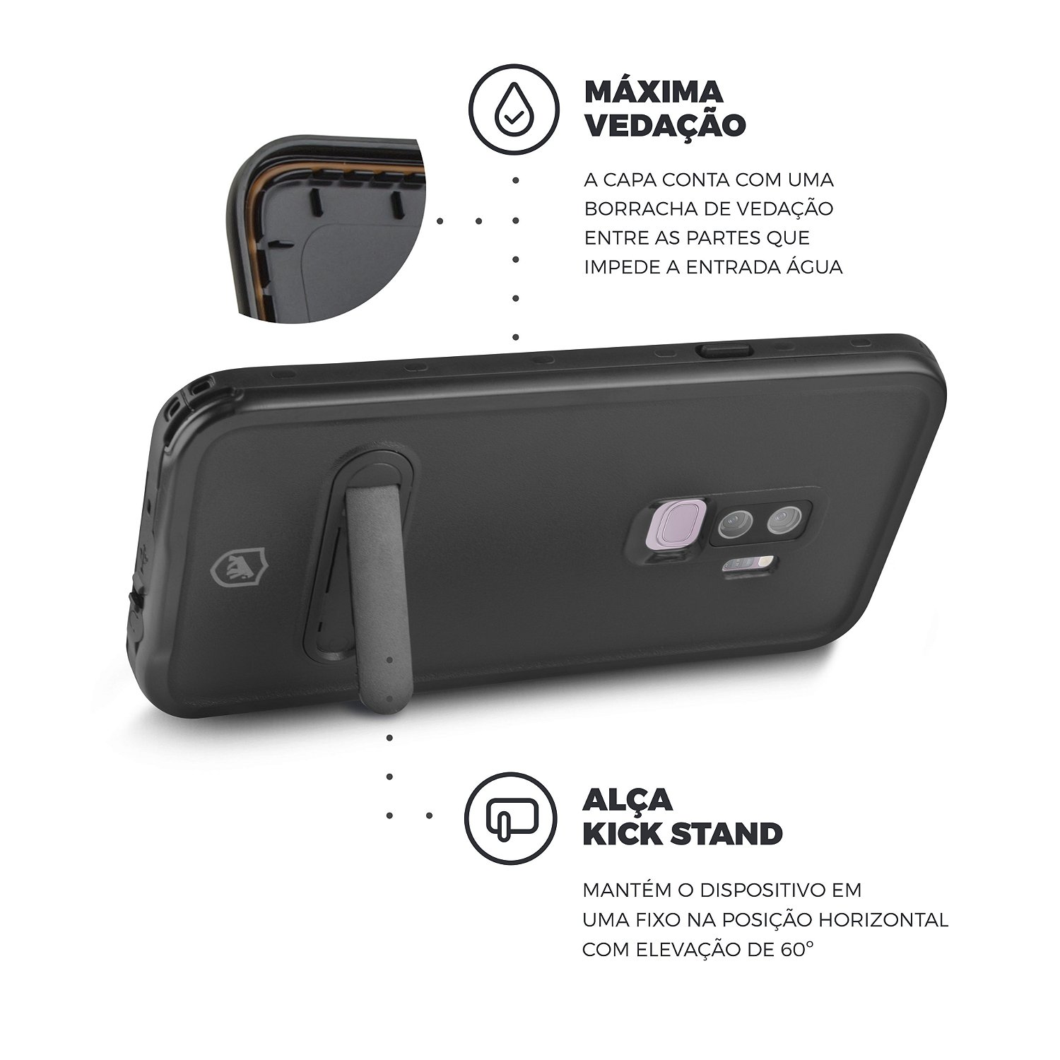 Capa à Prova d'água Nautical para Samsung Galaxy S9 Plus - Gshield