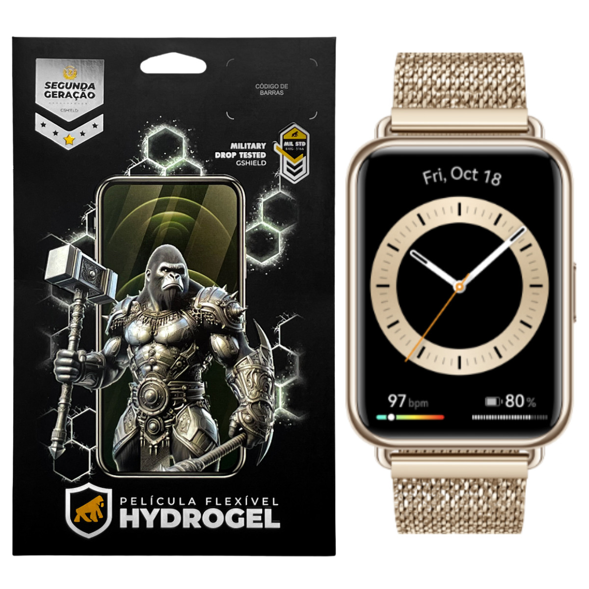 Película para Huawei Watch Fit 2 - Hydrogel HD 6 Unidades - Gshield