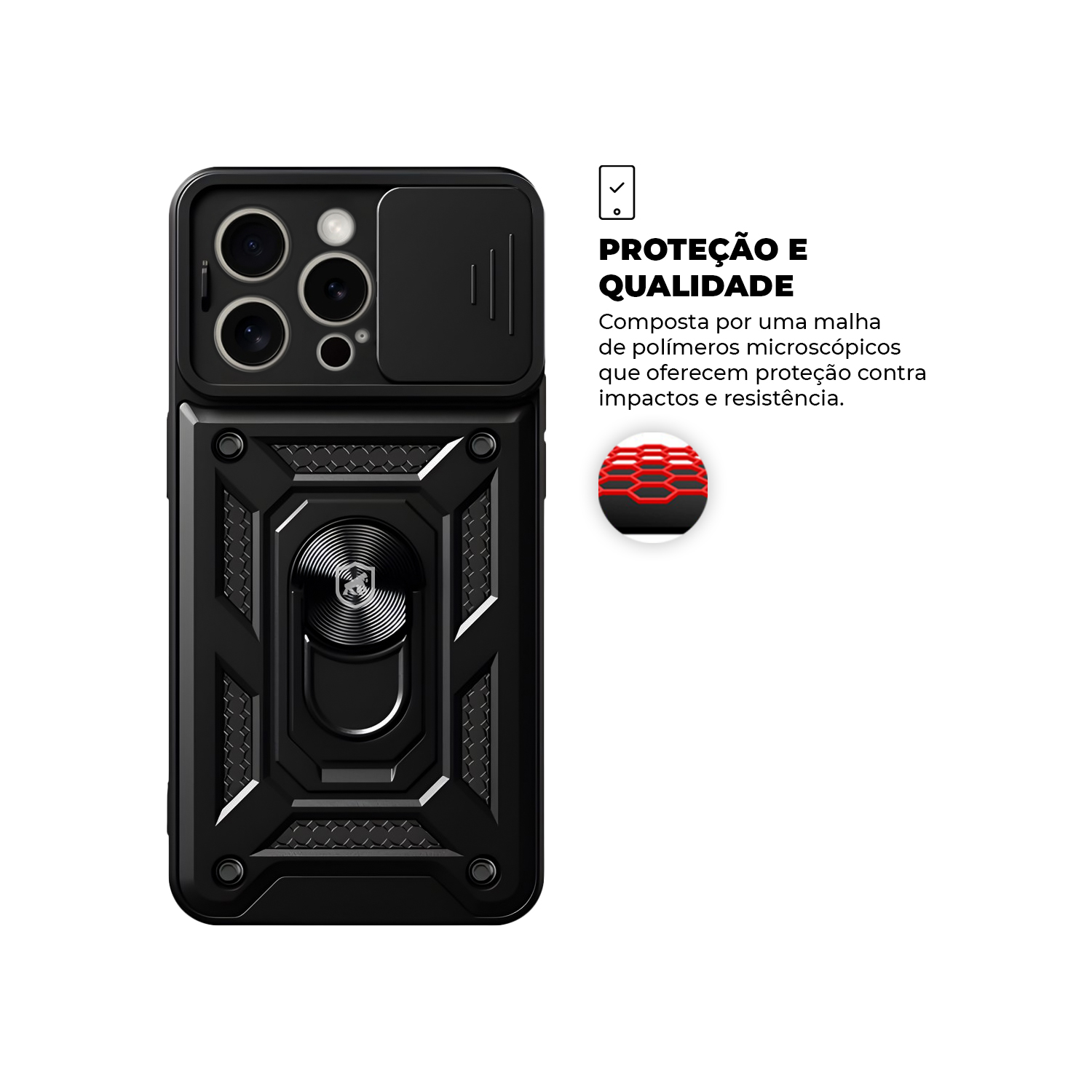 Capa para iPhone - Dinamic Cam Protection - Gshield - foto 2