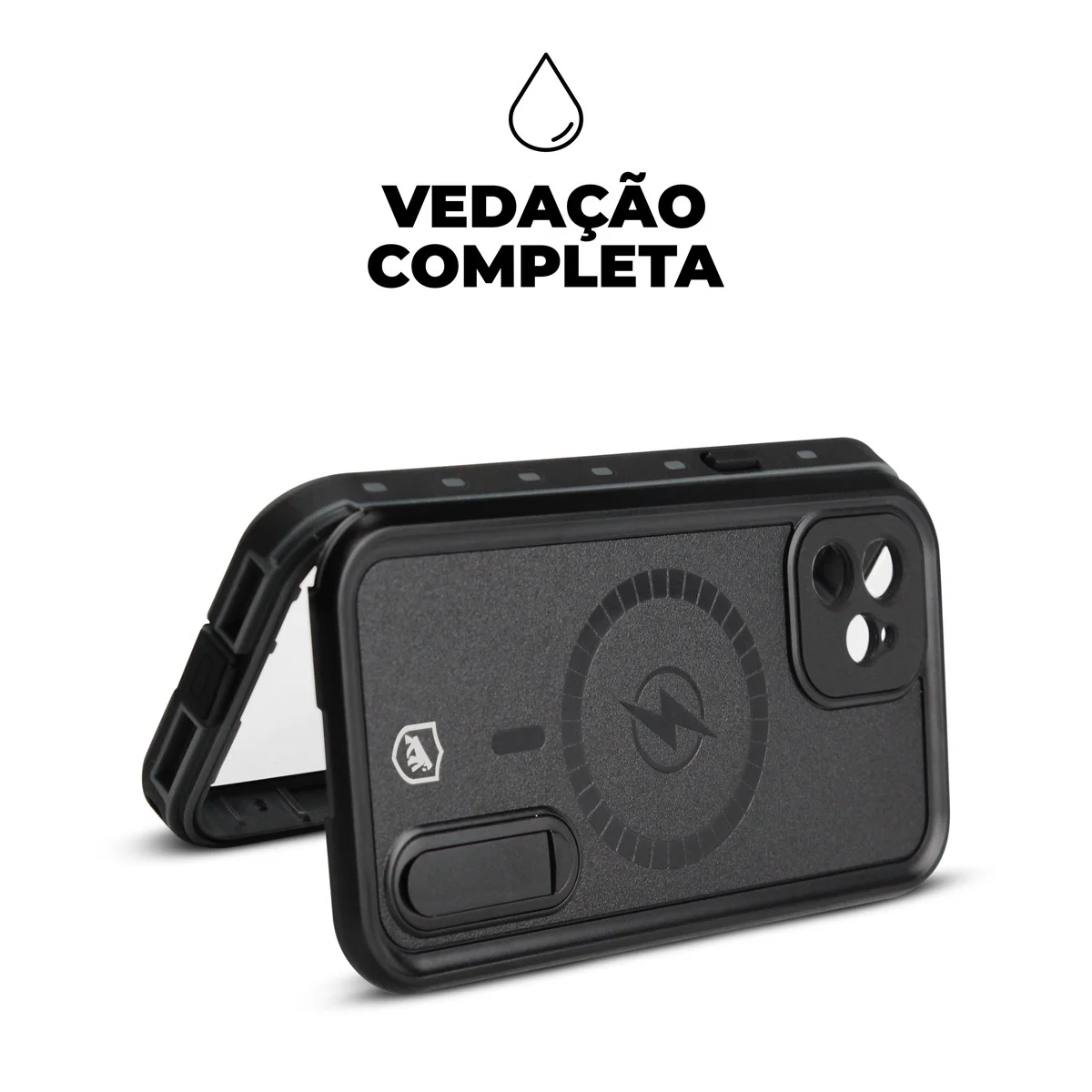 Capa à Prova D'Água Nautical Preta - APPLE / SAMSUNG - Gshield - foto 4