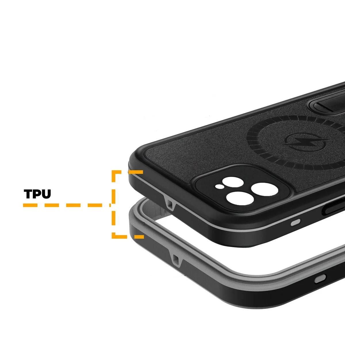 Capa à Prova D'Água Nautical Preta - APPLE / SAMSUNG - Gshield - foto 6