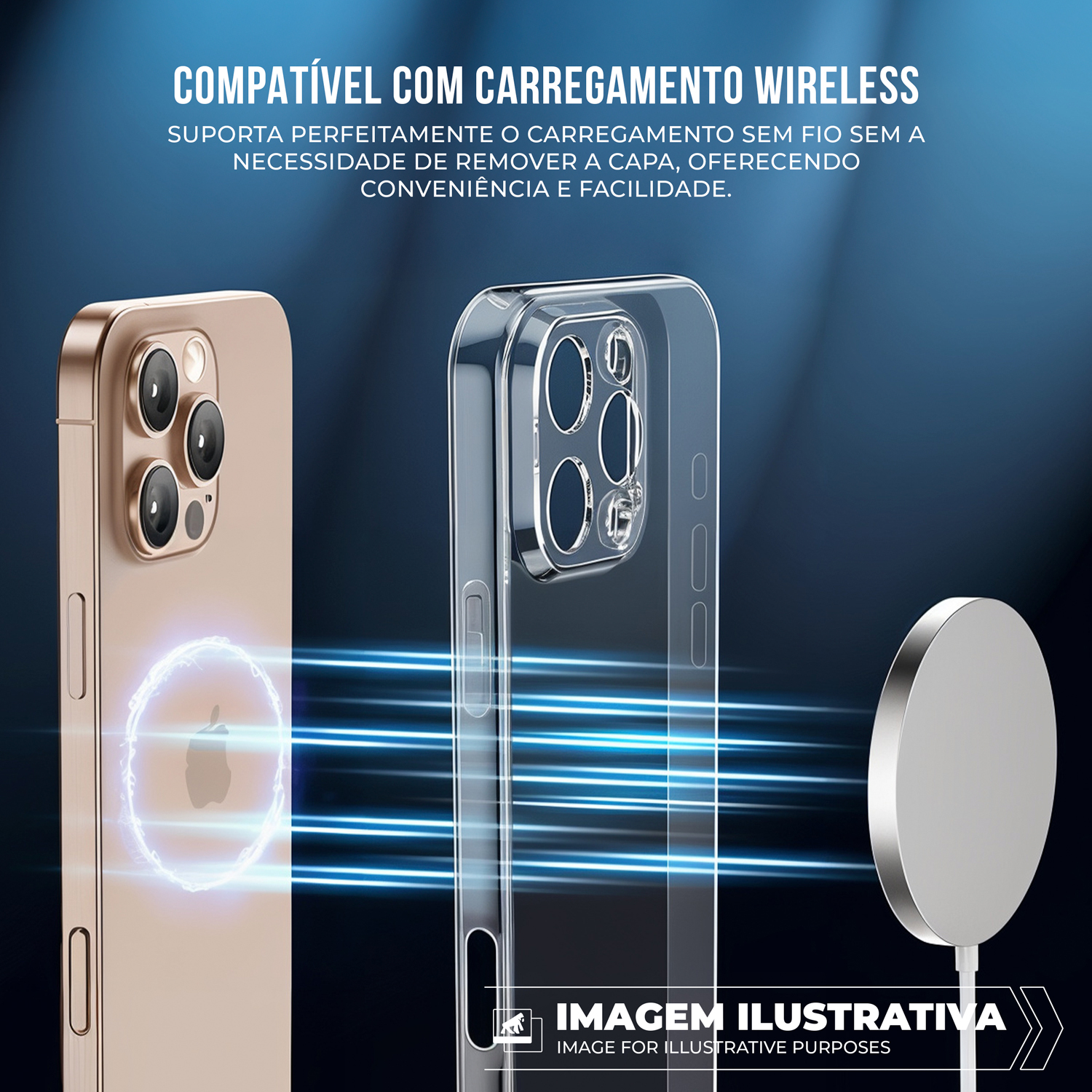 Capa Crystal Slim - NÃO AMARELA - Gshield