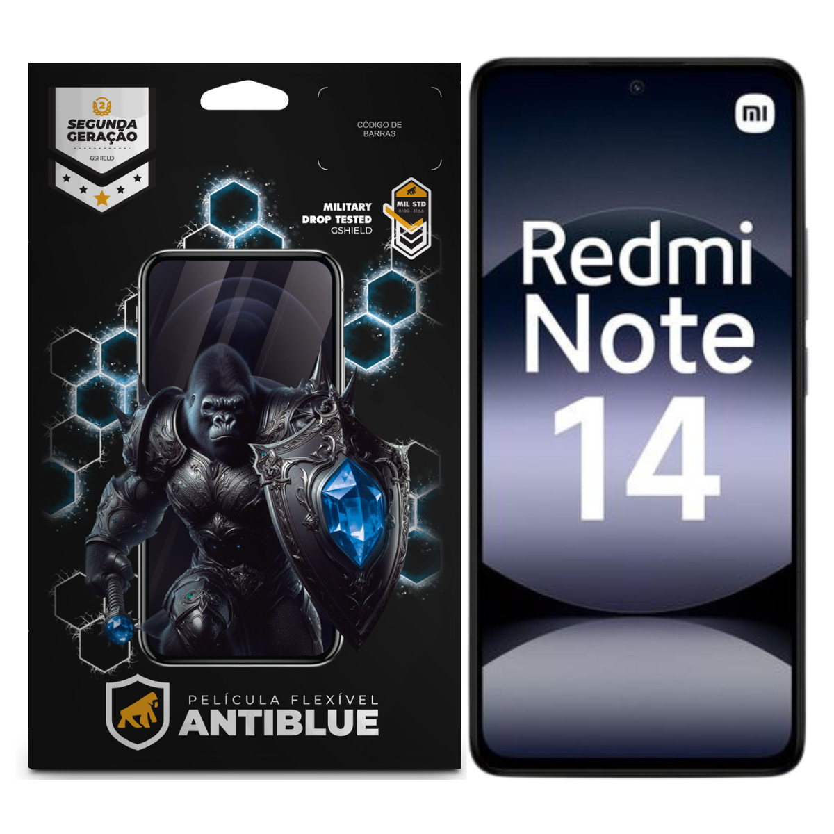 Película para Xiaomi Redmi Note 14 - AntiBlue - Gshield