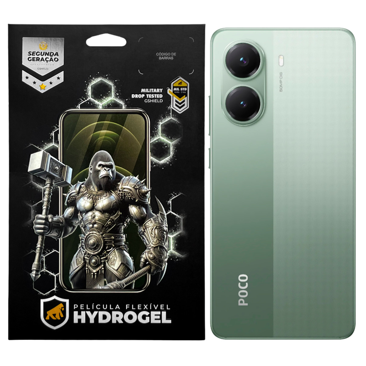 Película para Xiaomi Poco X7 Pro 5G - Traseira Hydrogel HD - Gshield