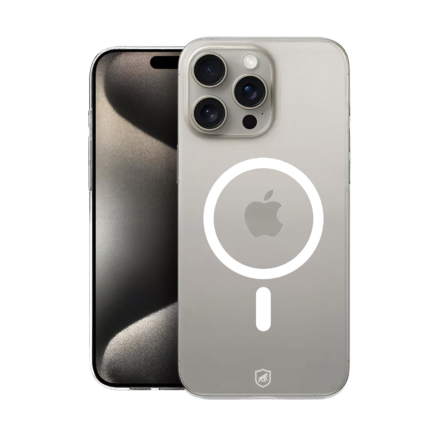 Capa para iPhone 15 Pro Max - Crystal Slim Magsafe - NÃO AMARELA - Transparente - Gshield